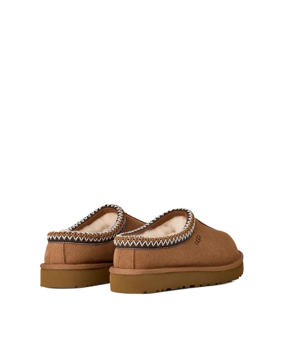 UGG AUSTRALIA Коричневые кожаные сабо, фото 2