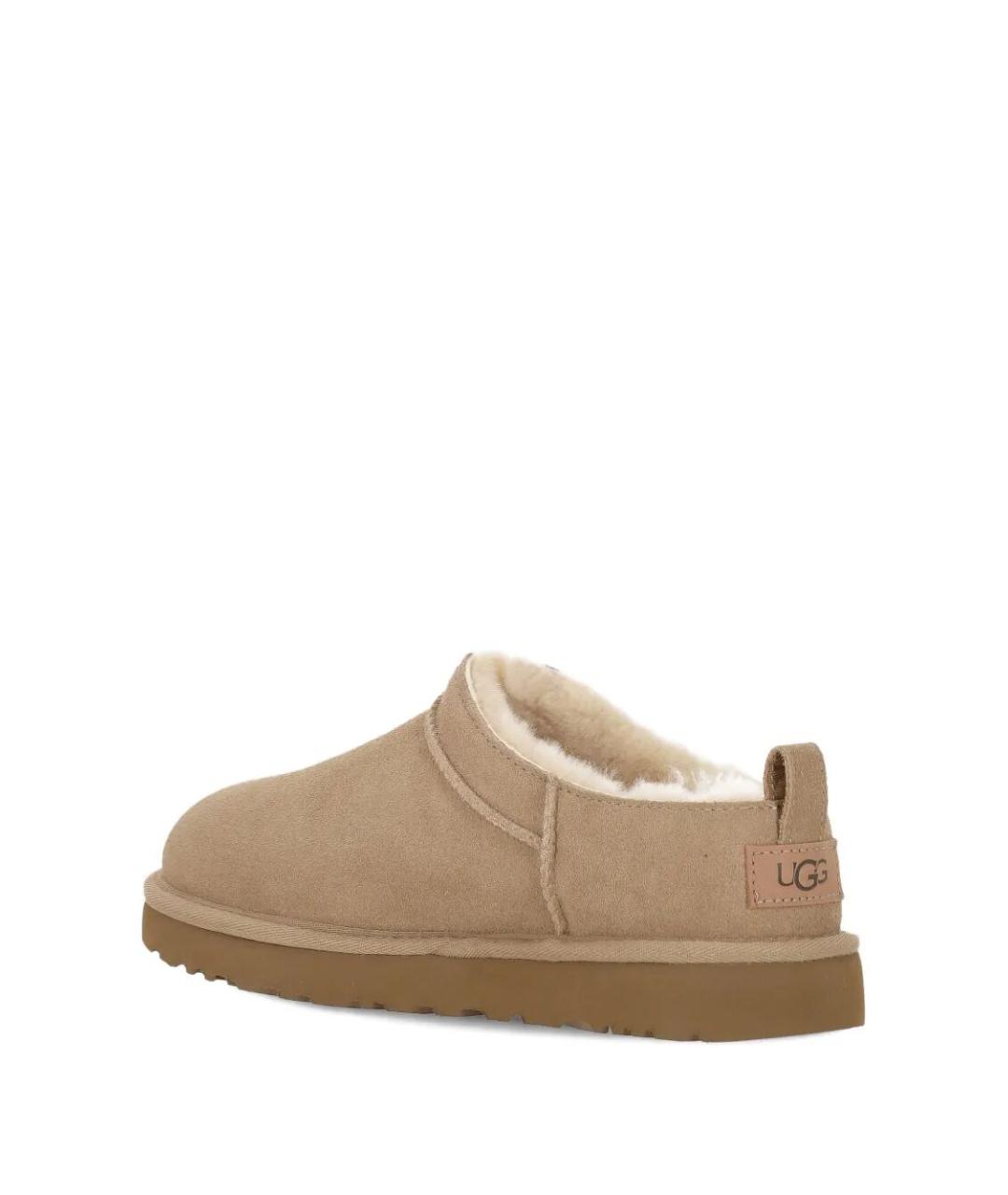 UGG AUSTRALIA Бежевые замшевые мюли, фото 3