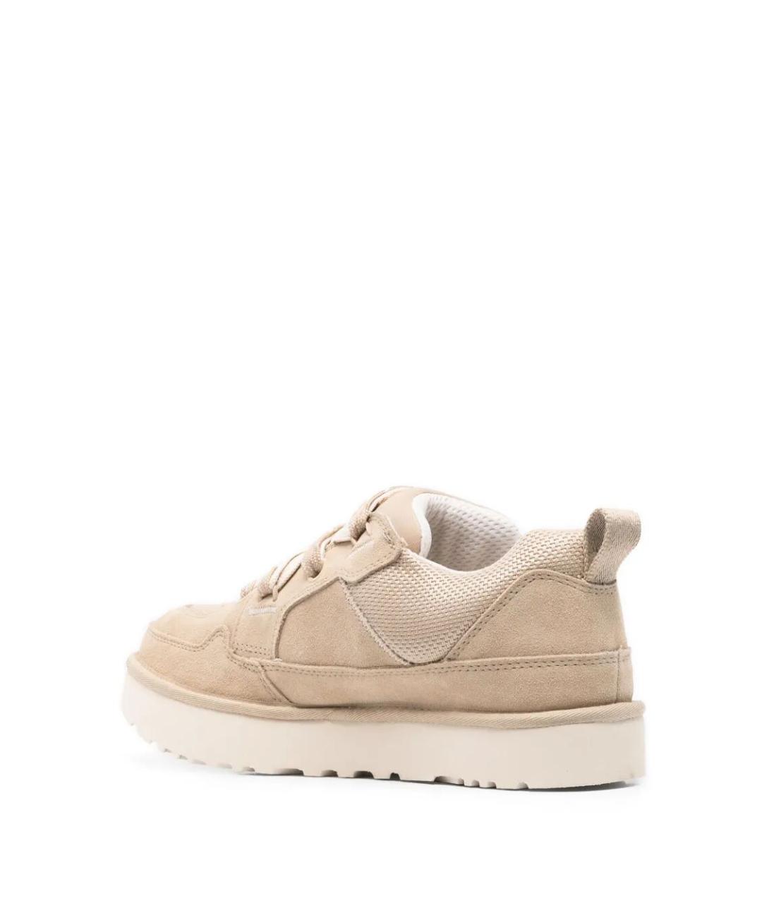 UGG AUSTRALIA Бежевые замшевые ботинки, фото 4