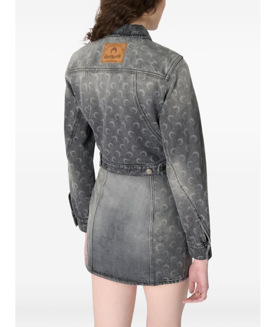 MARINE SERRE Серая хлопковая куртка, фото 3