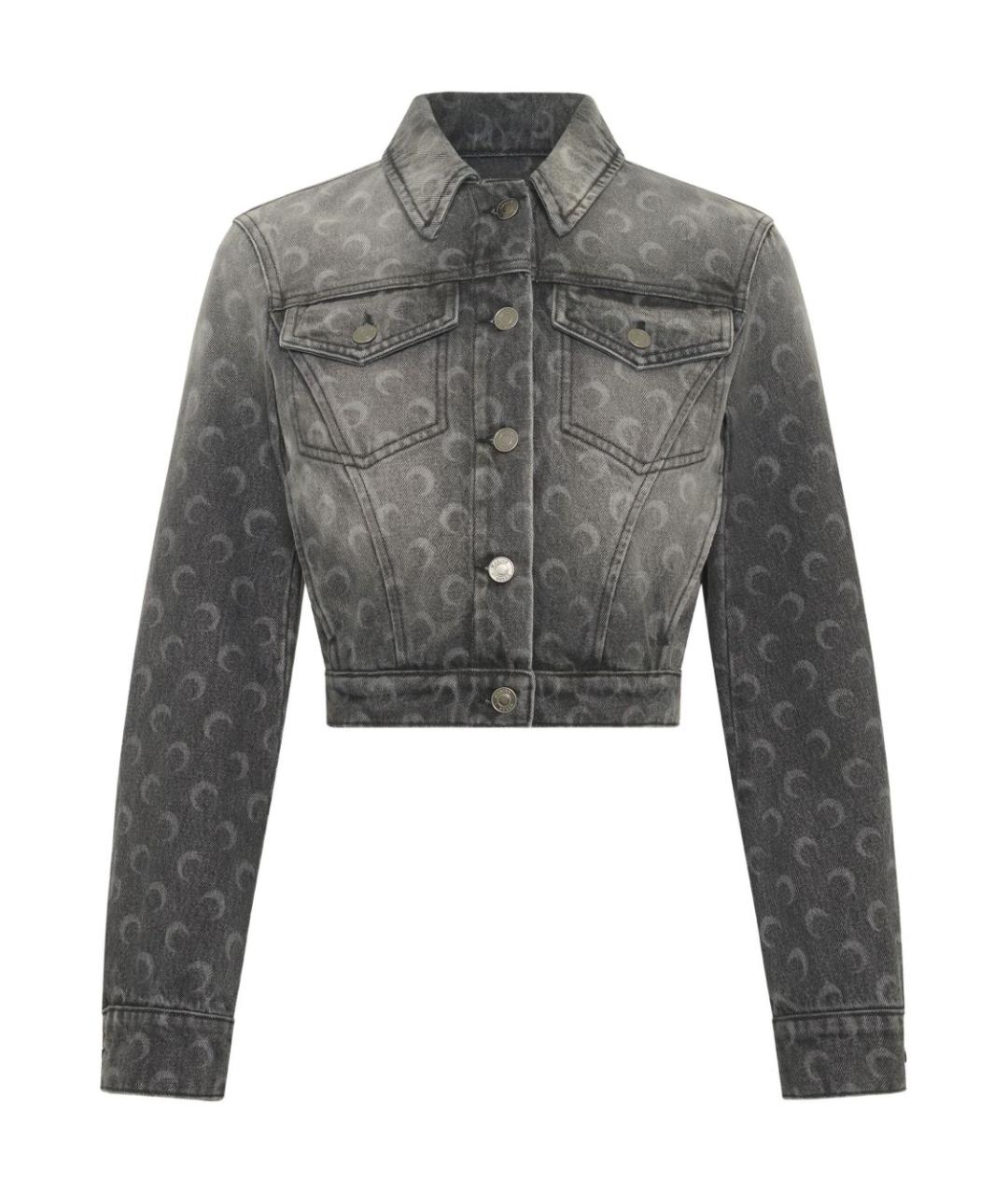 MARINE SERRE Серая хлопковая куртка, фото 1