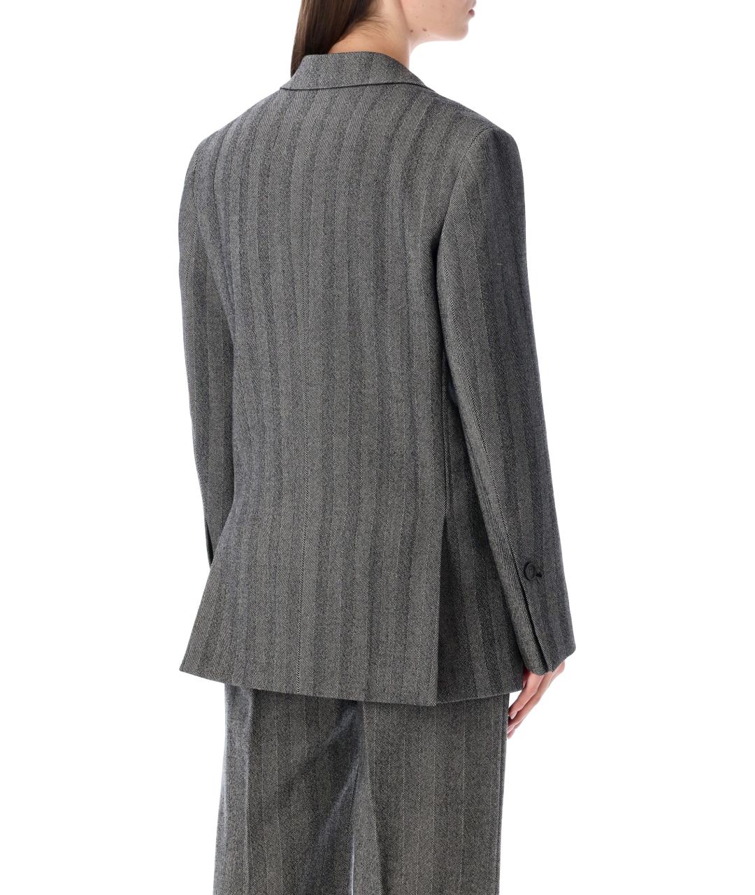 FERRAGAMO Мульти шерстяной жакет/пиджак, фото 3