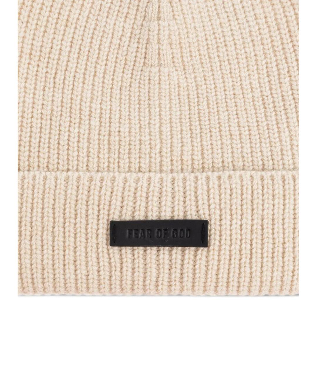 FEAR OF GOD Бежевая шерстяная шапка, фото 3