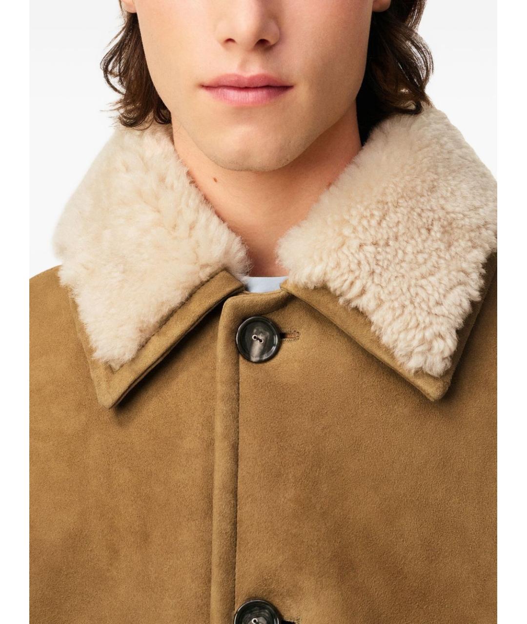 Ami Paris Коричневая куртка, фото 3