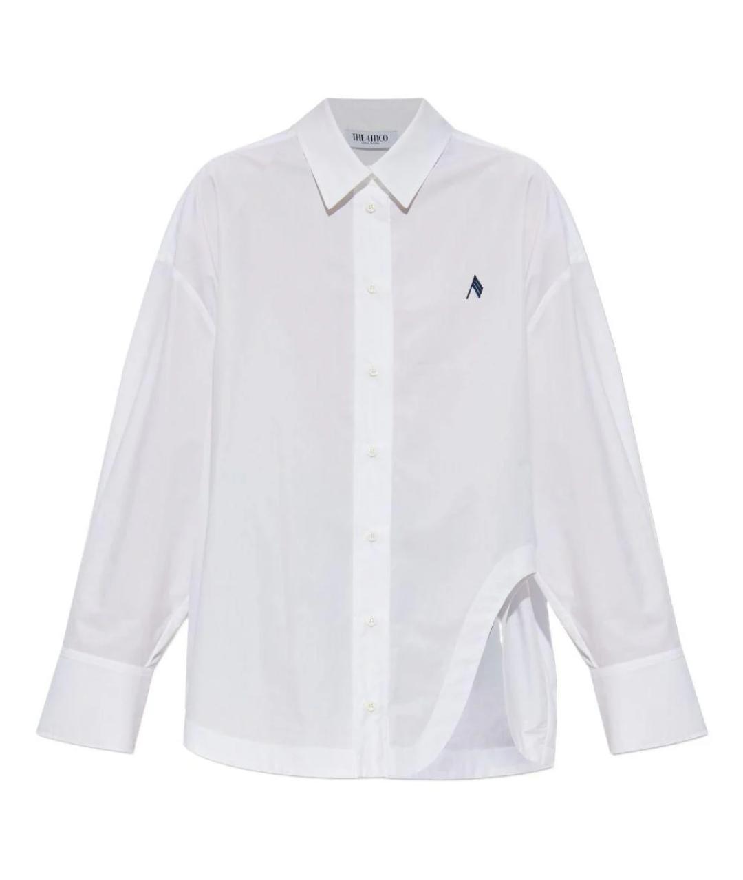 THE ATTICO Белая хлопковая рубашка, фото 1