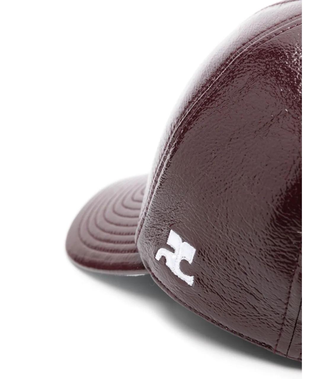 COURREGES Бордовая кепка, фото 2