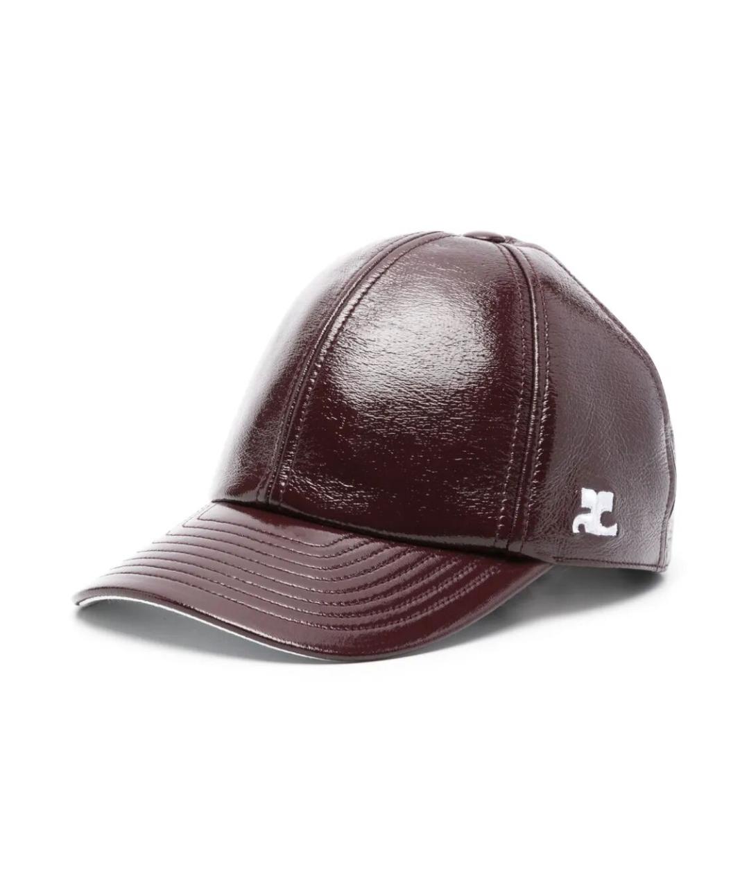 COURREGES Бордовая кепка, фото 1