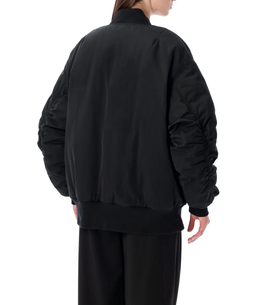 DOLCE&GABBANA Черная полиэстеровая куртка, фото 3