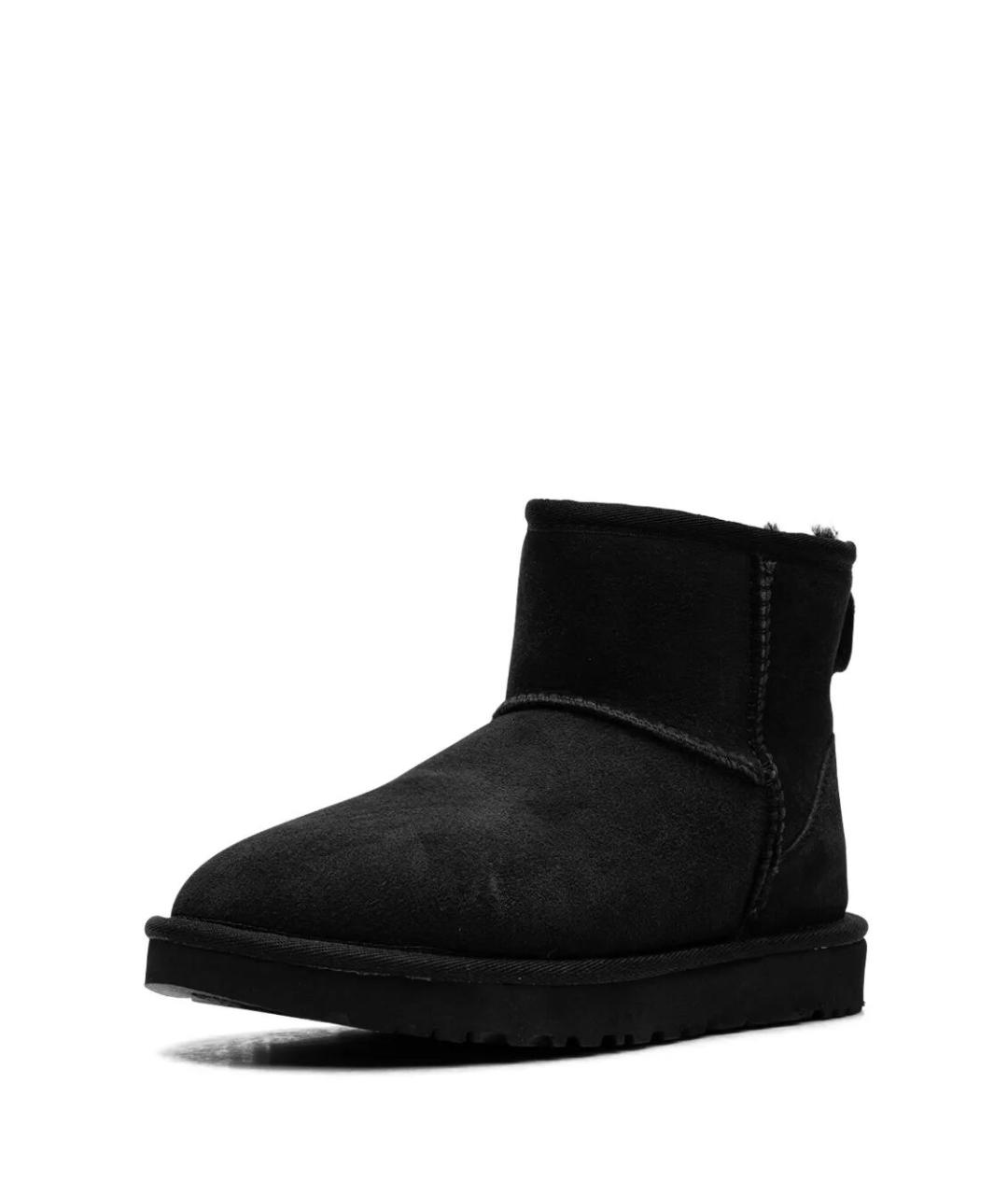 UGG AUSTRALIA Черные замшевые ботинки, фото 4