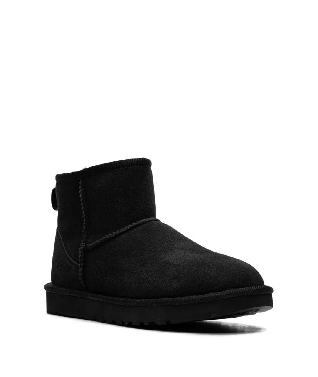 UGG AUSTRALIA Черные замшевые ботинки, фото 5