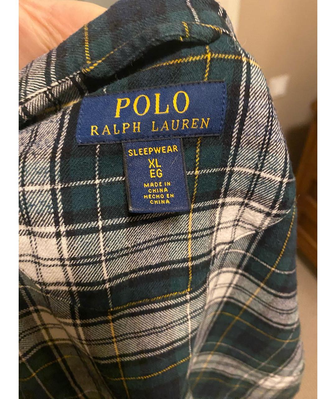 POLO RALPH LAUREN Зеленая хлопковая рубашка, фото 3