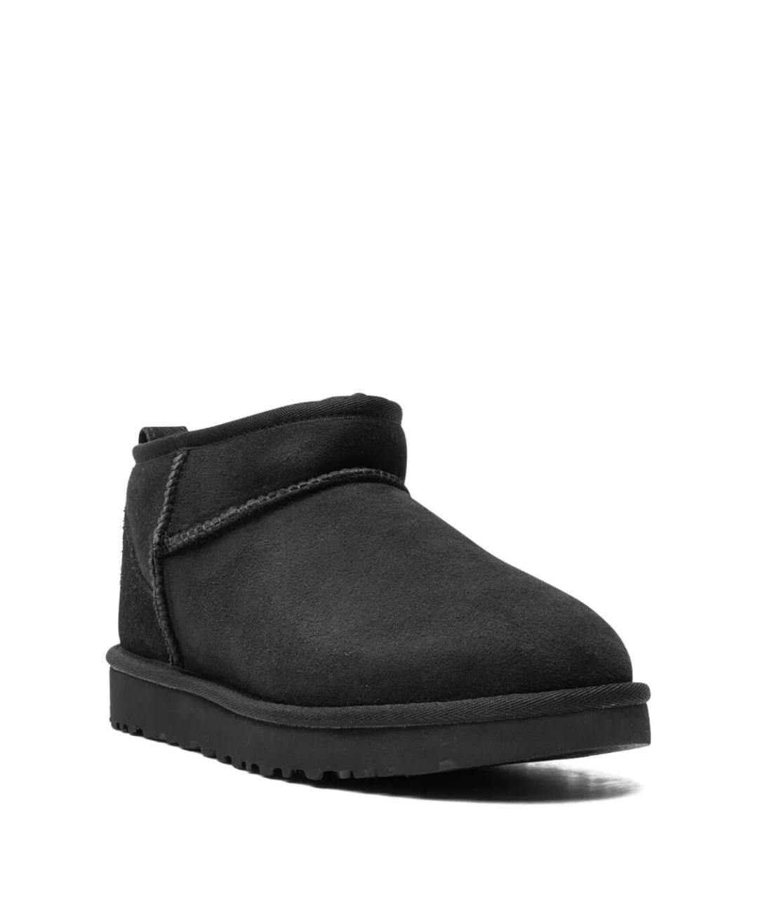 UGG AUSTRALIA Черные замшевые ботинки, фото 2