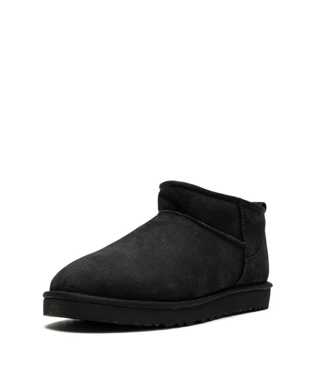 UGG AUSTRALIA Черные замшевые ботинки, фото 3