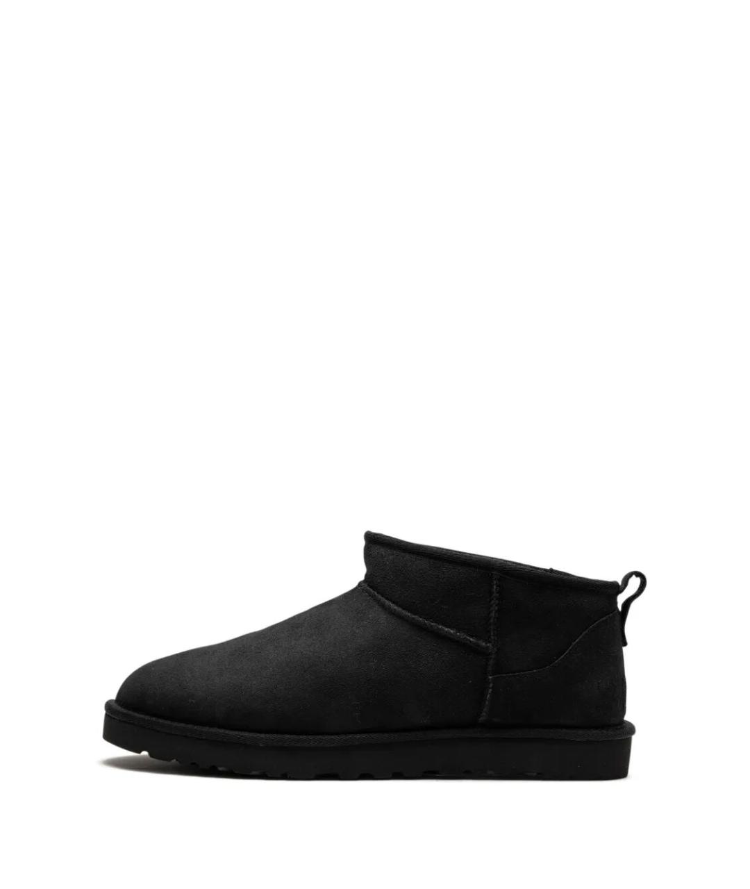 UGG AUSTRALIA Черные замшевые ботинки, фото 2