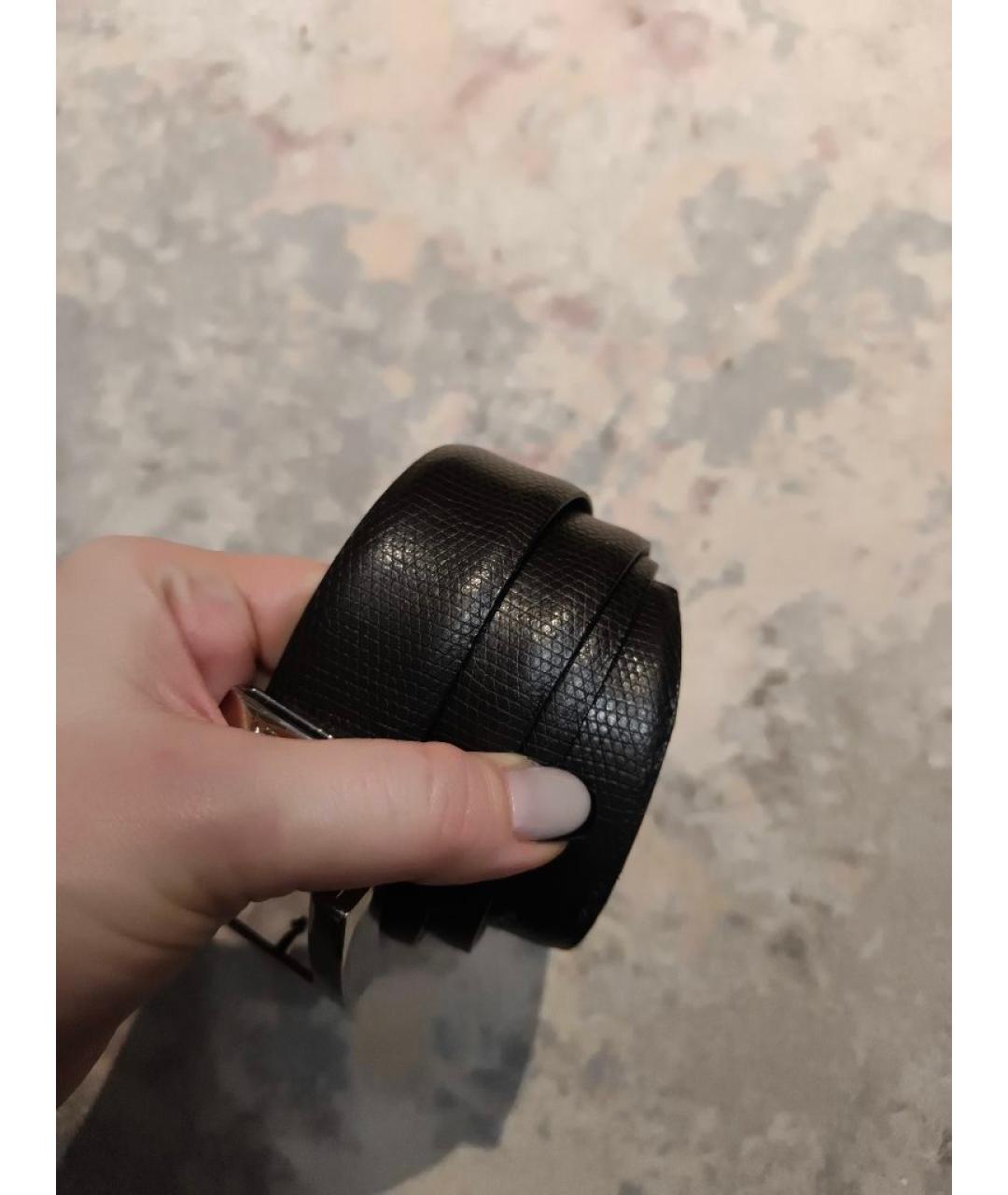 LANVIN Коричневый ремень из искусственной кожи, фото 3