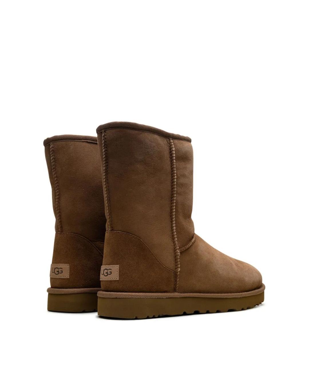 UGG AUSTRALIA Коричневые кожаные сапоги, фото 3