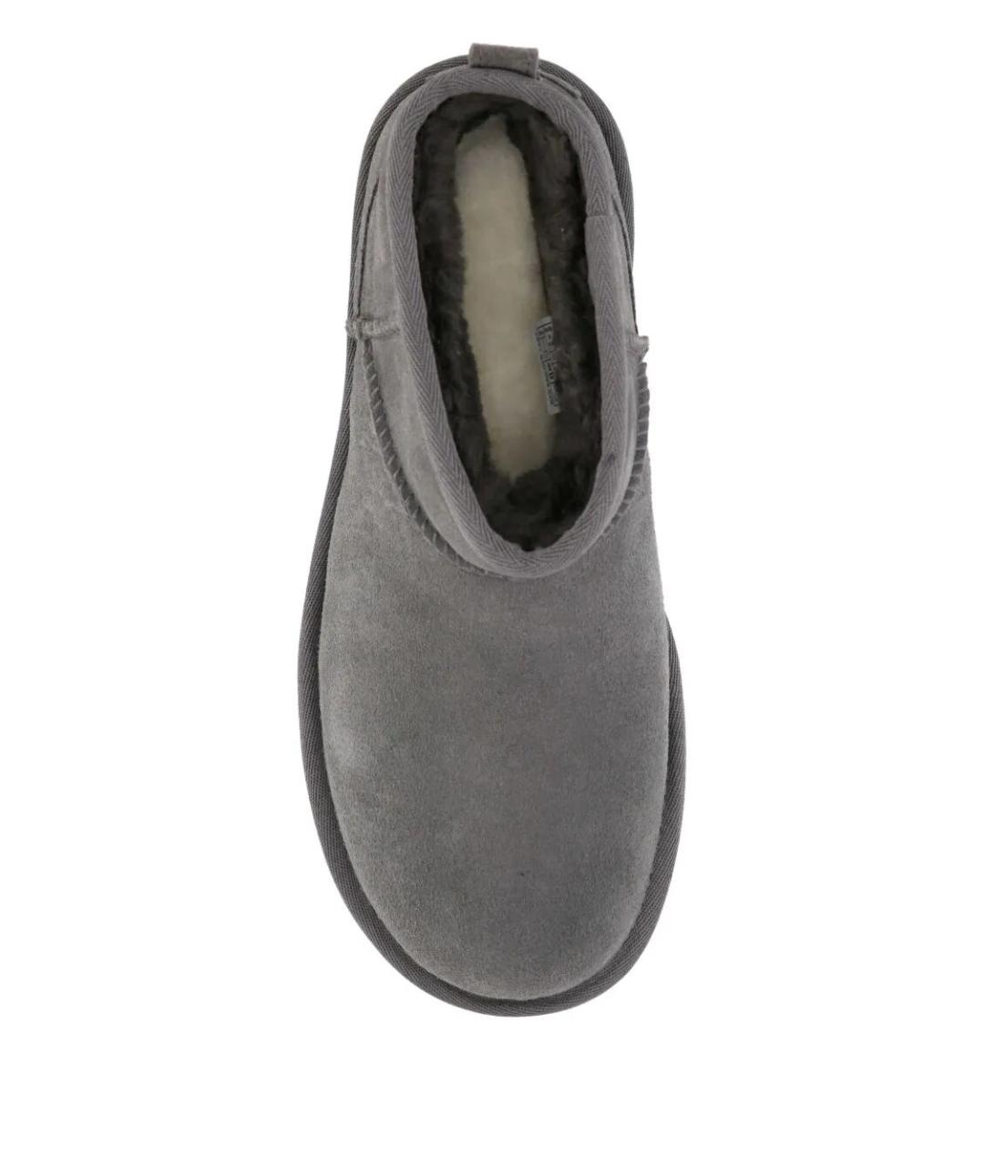 UGG AUSTRALIA Серые замшевые ботинки, фото 4