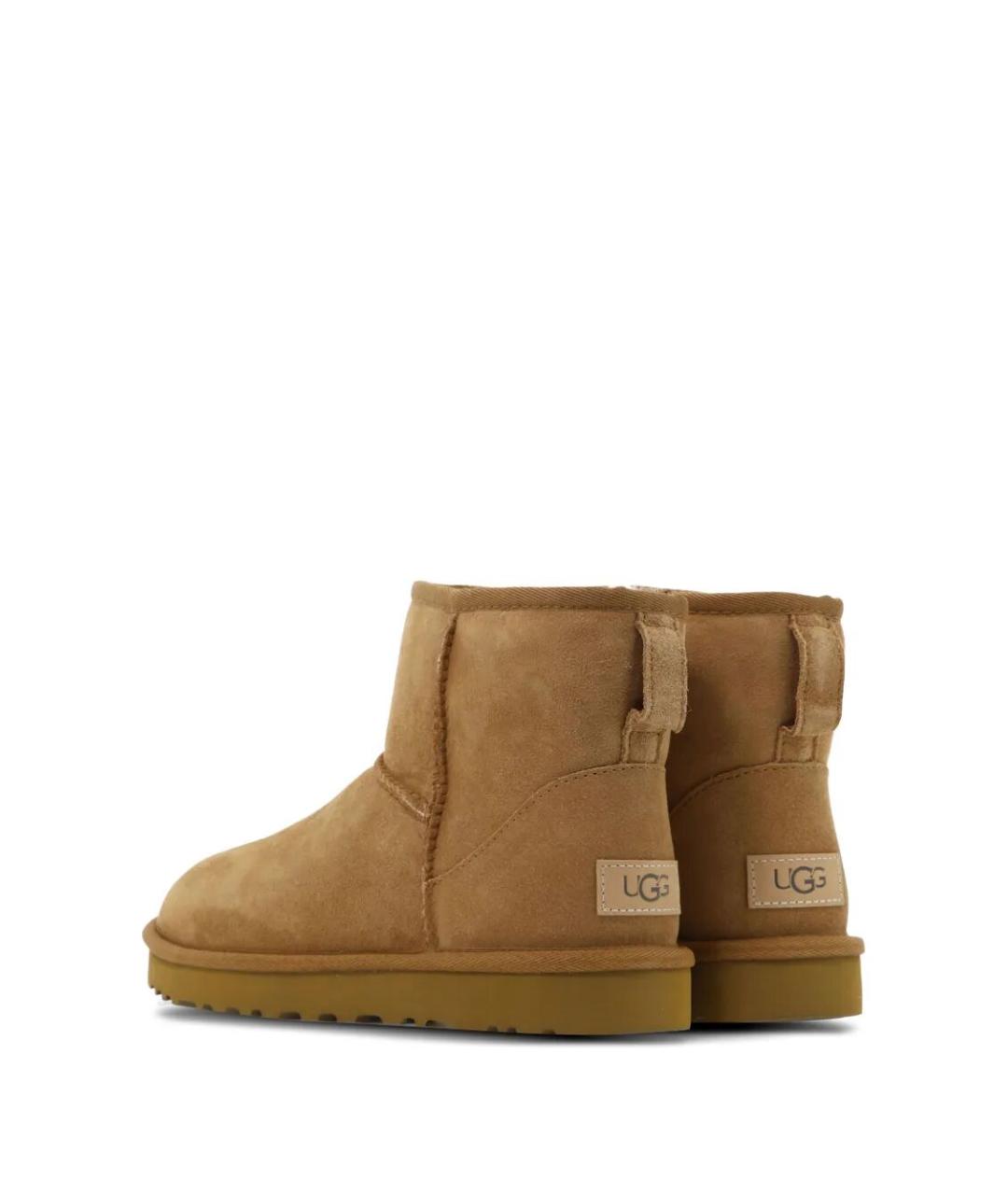 UGG AUSTRALIA Коричневые замшевые ботинки, фото 2