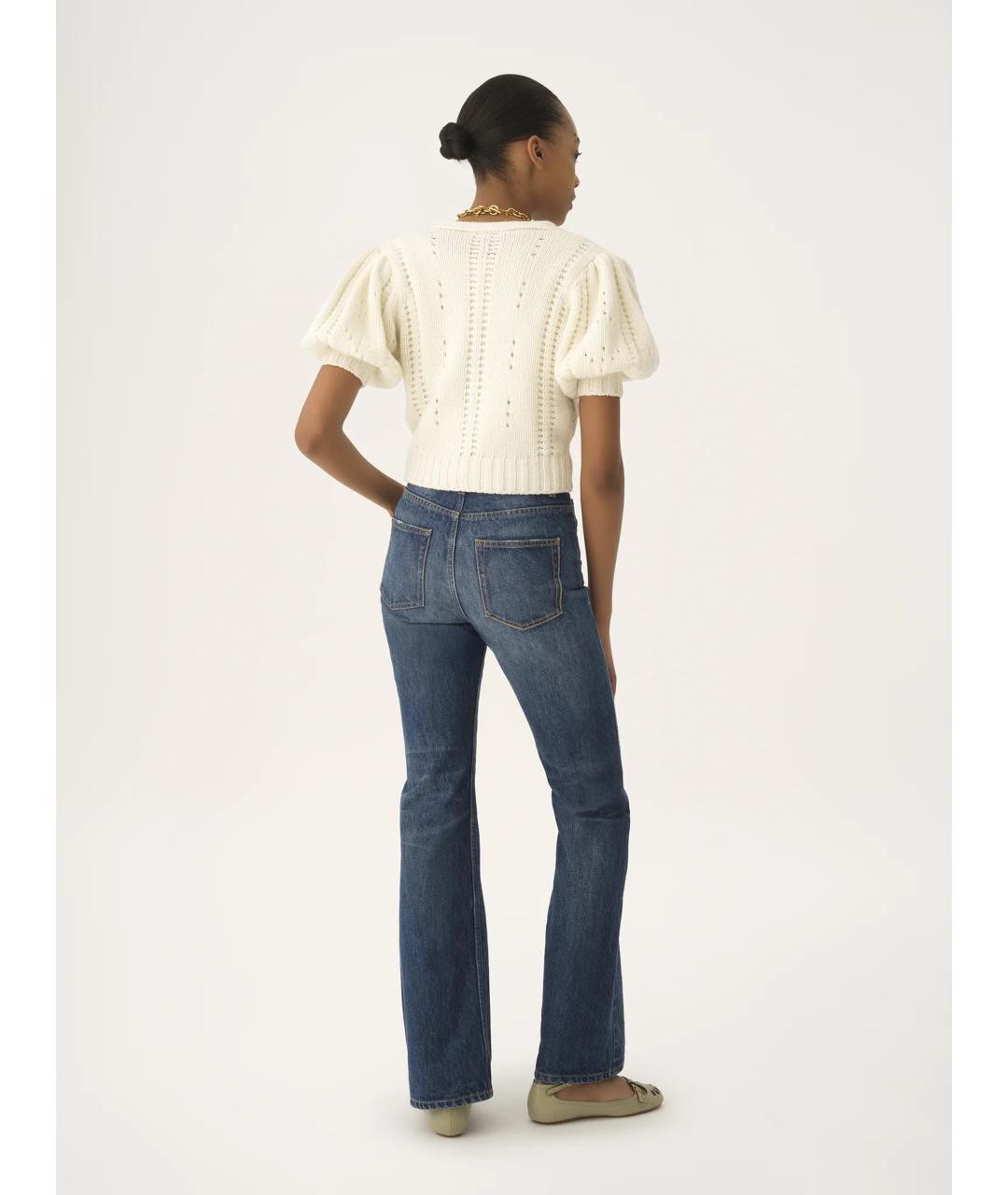 CHLOE Бежевый шерстяной кардиган, фото 4