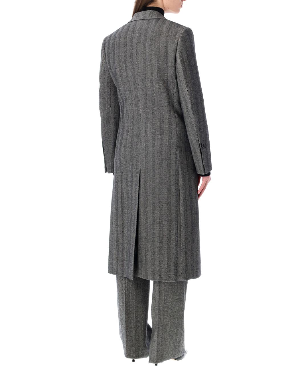 FERRAGAMO Мульти шерстяное пальто, фото 3