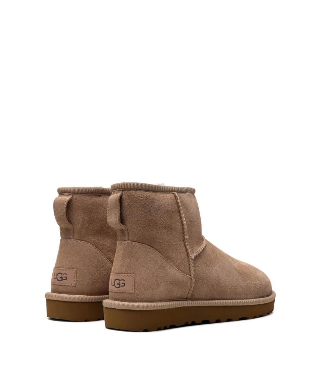 UGG AUSTRALIA Бежевые нубуковые ботинки, фото 2