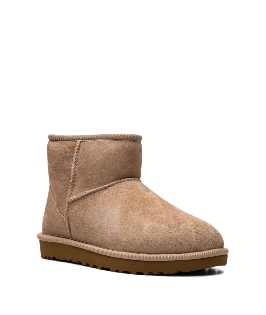 UGG AUSTRALIA Бежевые нубуковые ботинки, фото 5