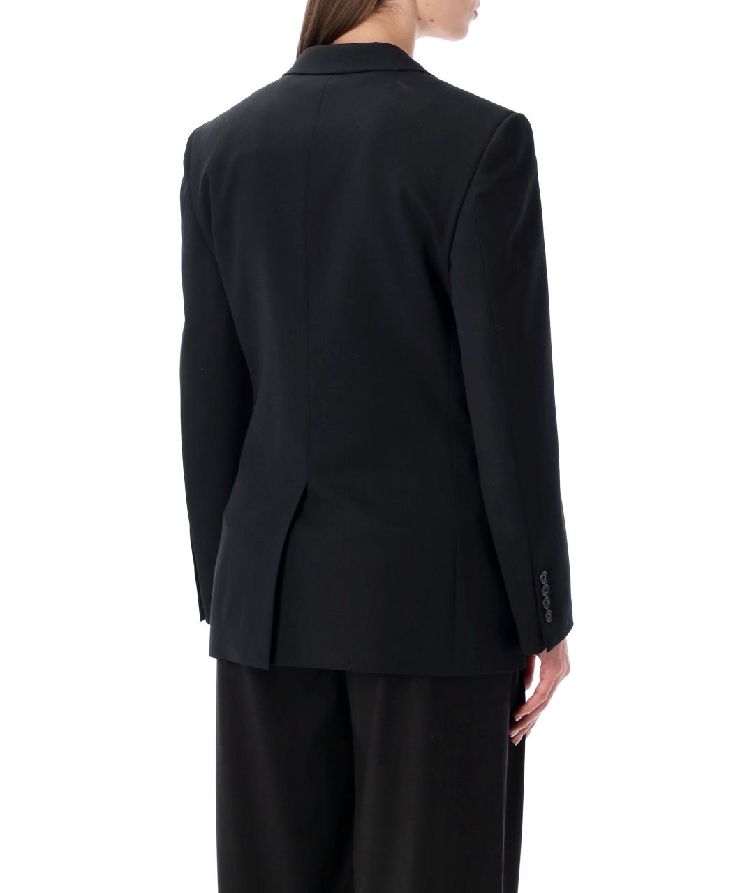 BALENCIAGA Черный шерстяной жакет/пиджак, фото 3