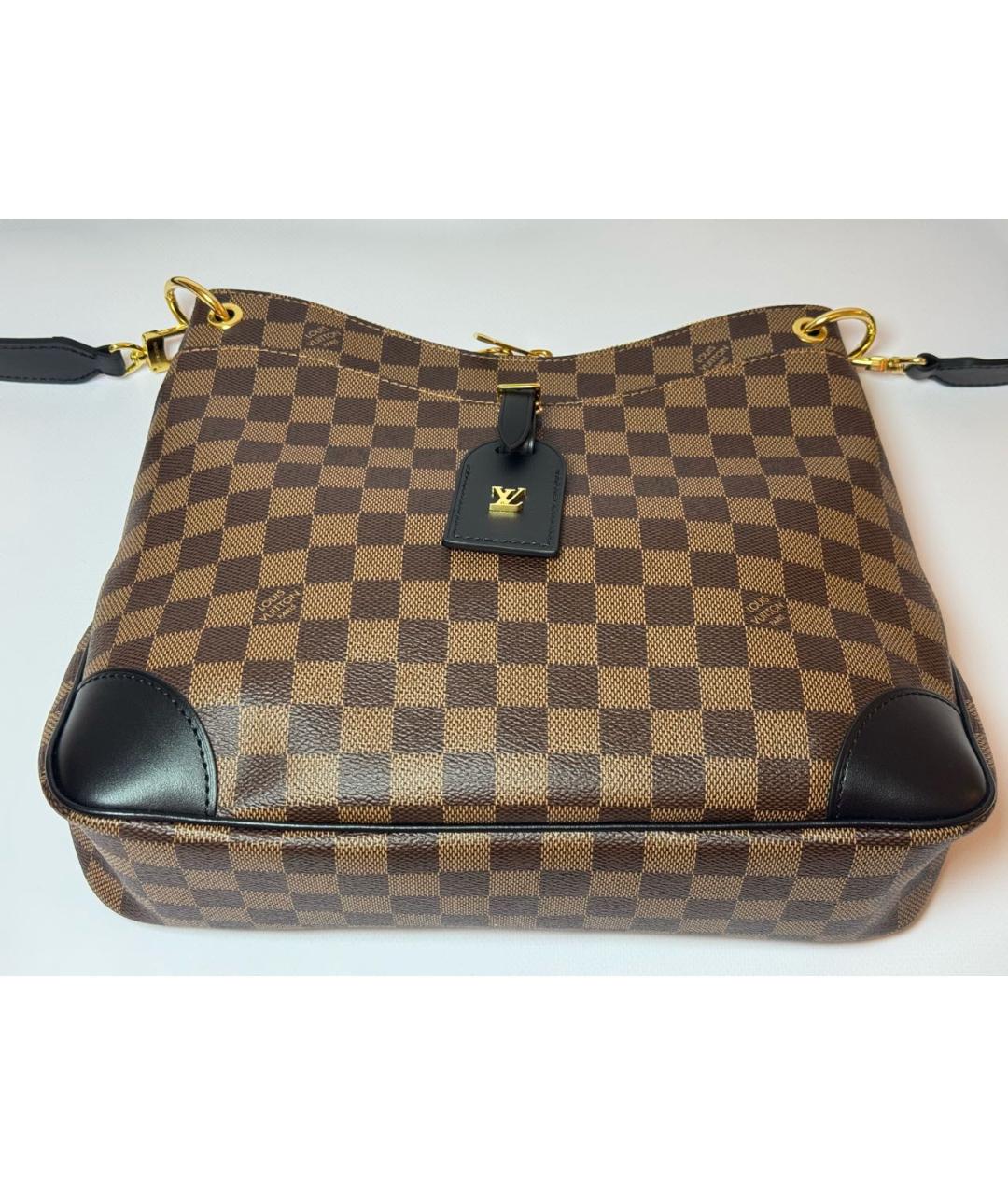 LOUIS VUITTON Коричневая сумка через плечо, фото 7