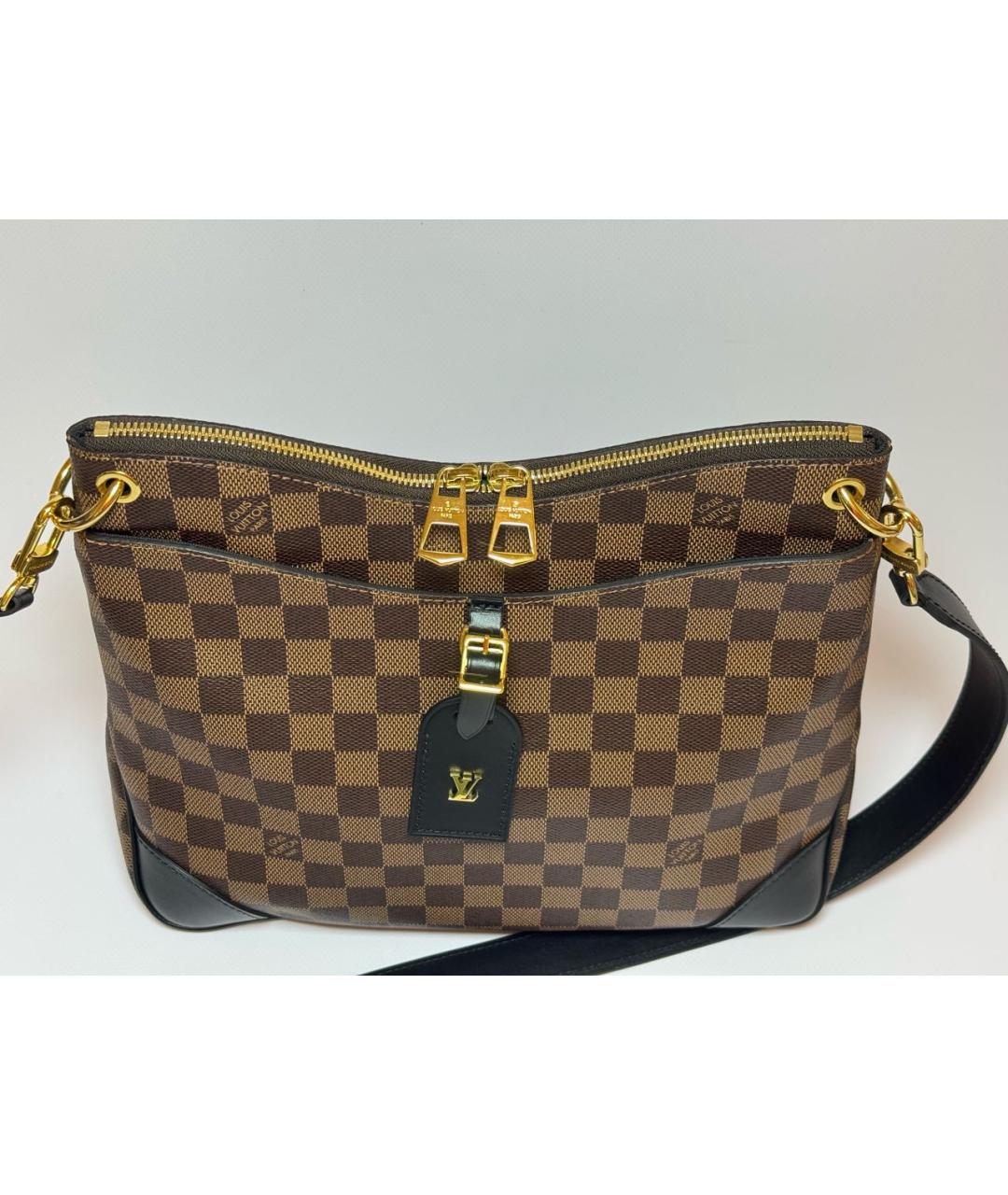 LOUIS VUITTON Коричневая сумка через плечо, фото 9