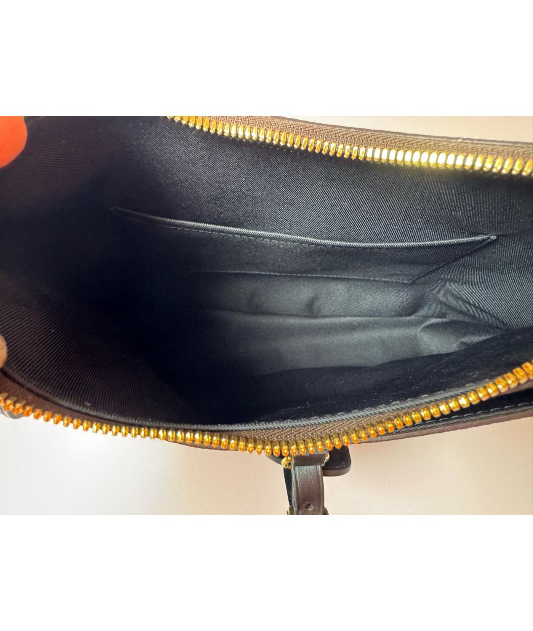 LOUIS VUITTON Коричневая сумка через плечо, фото 5