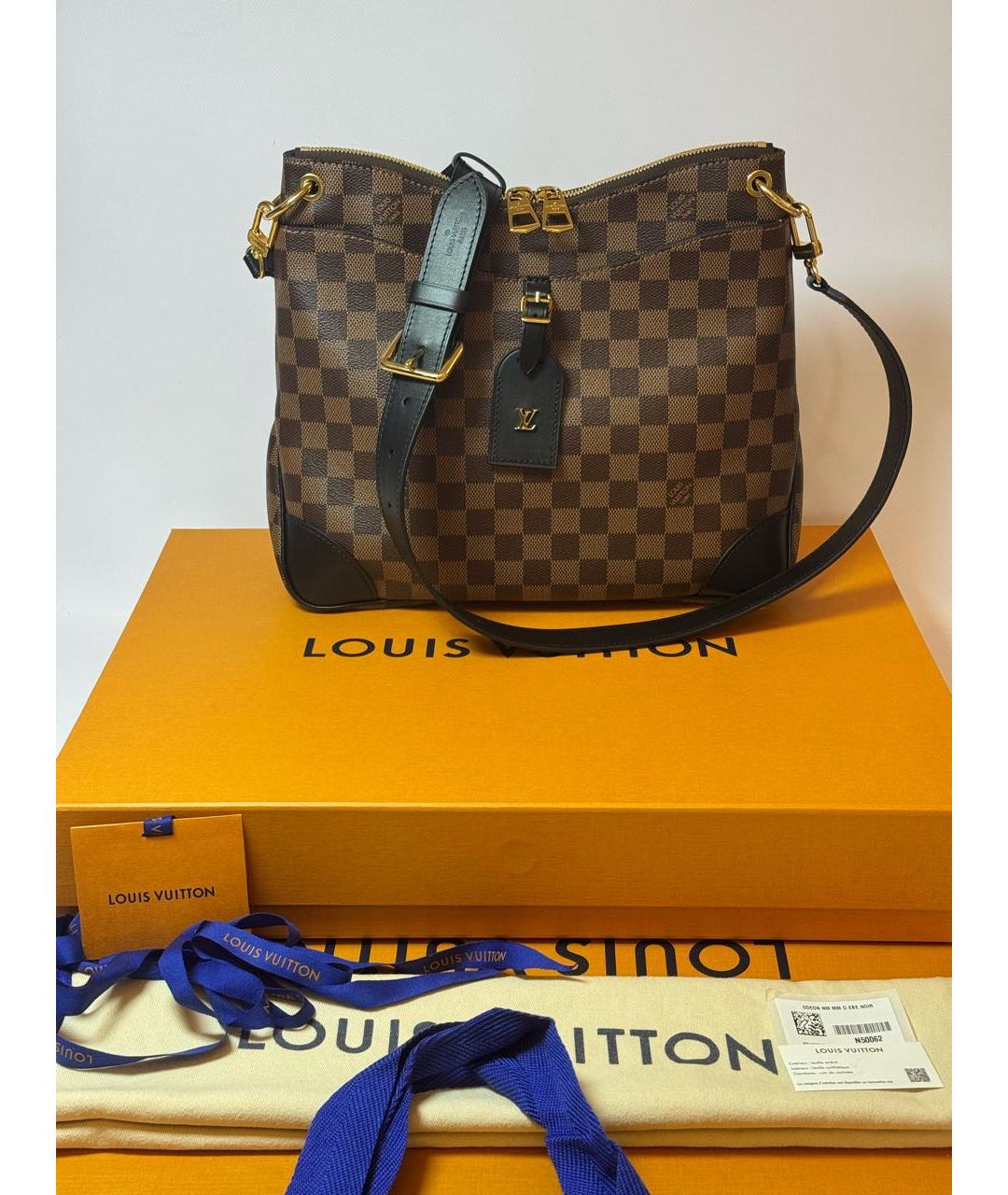 LOUIS VUITTON Коричневая сумка через плечо, фото 2