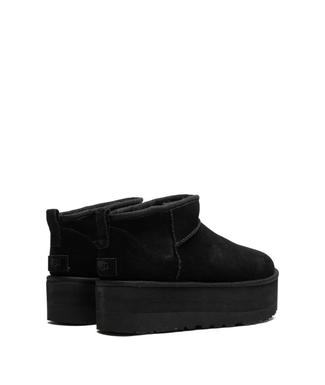 UGG AUSTRALIA Черные замшевые ботинки, фото 5