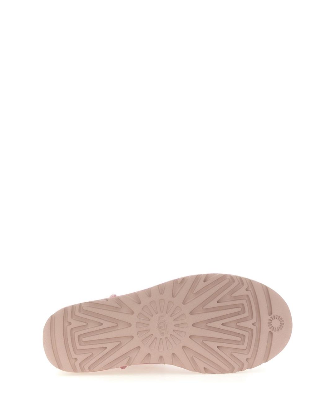 UGG AUSTRALIA Розовые кожаные ботинки, фото 5