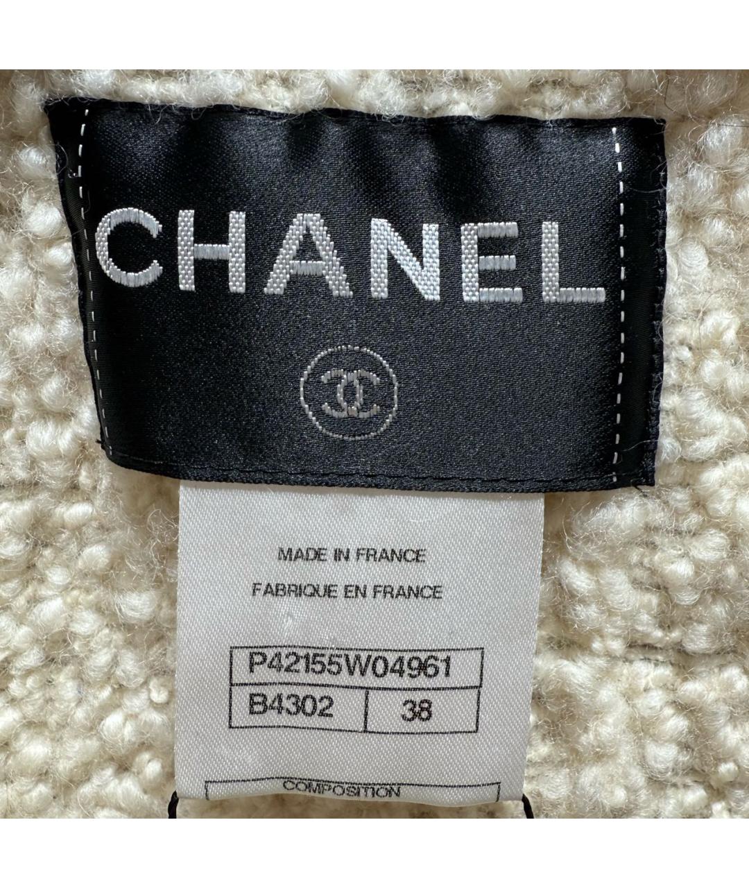 CHANEL Темно-синий шерстяной жилет, фото 7