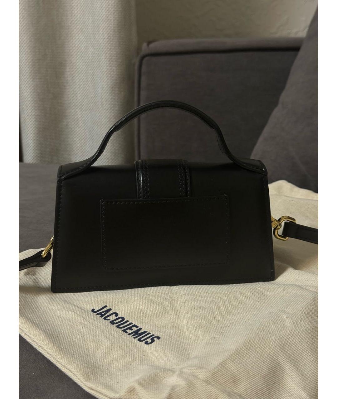 JACQUEMUS Белая кожаная сумка через плечо, фото 6