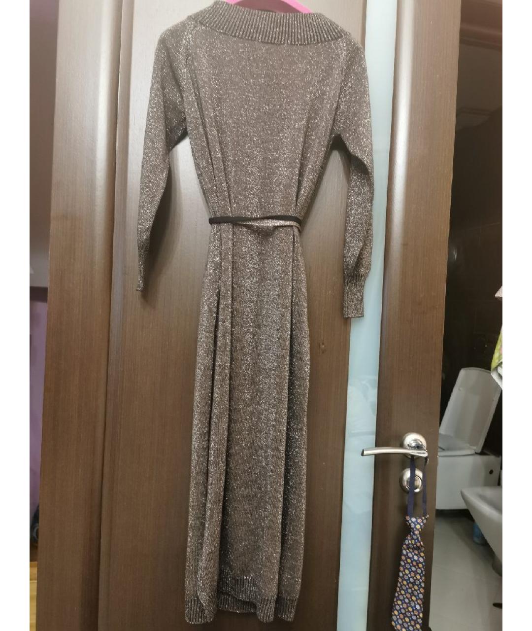 D.EXTERIOR Коричневое вискозное повседневное платье, фото 2