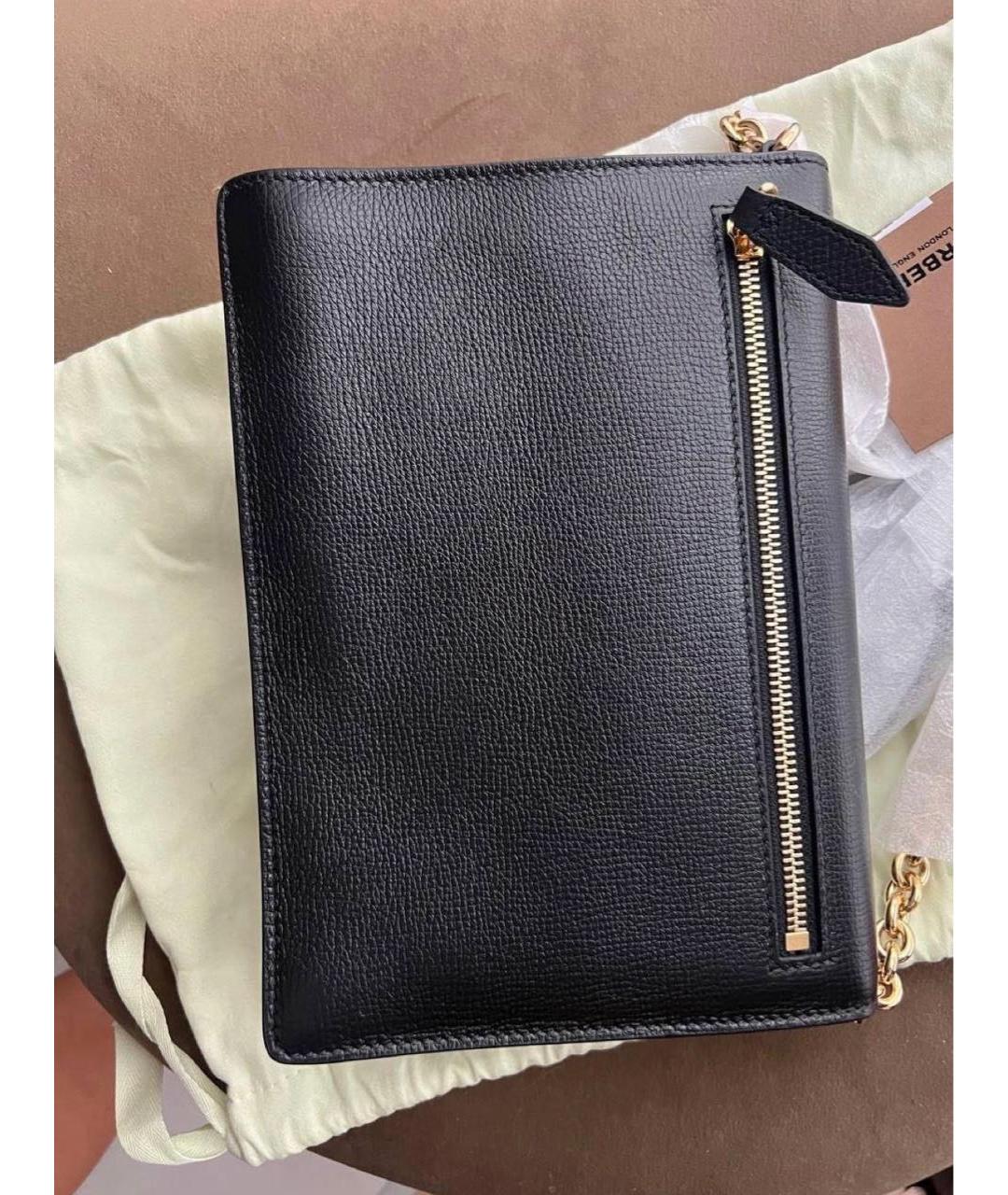 BURBERRY Бежевая кожаная сумка через плечо, фото 5