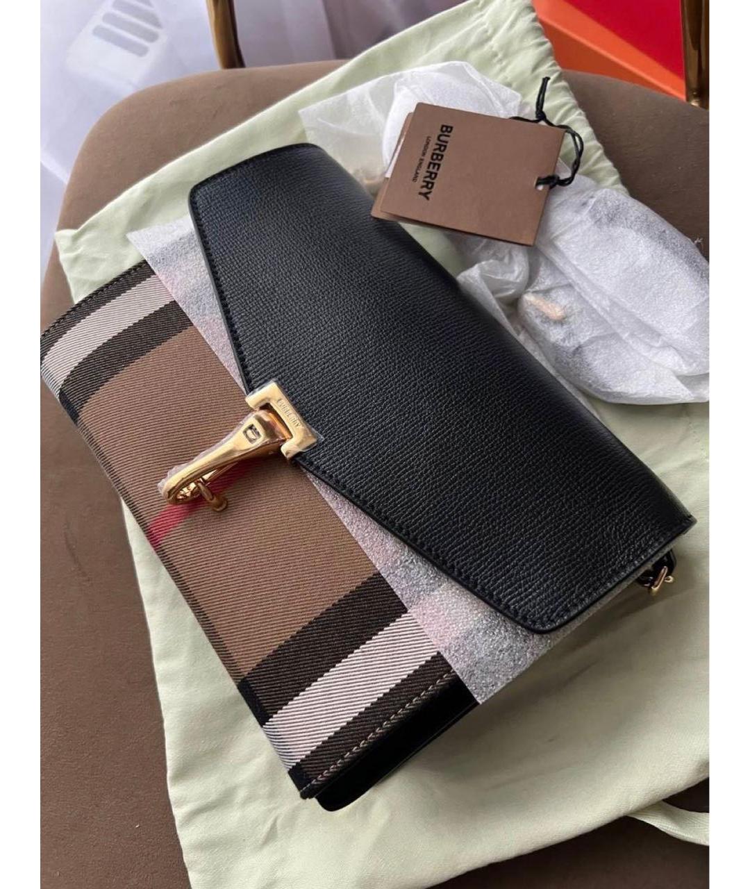 BURBERRY Бежевая кожаная сумка через плечо, фото 3