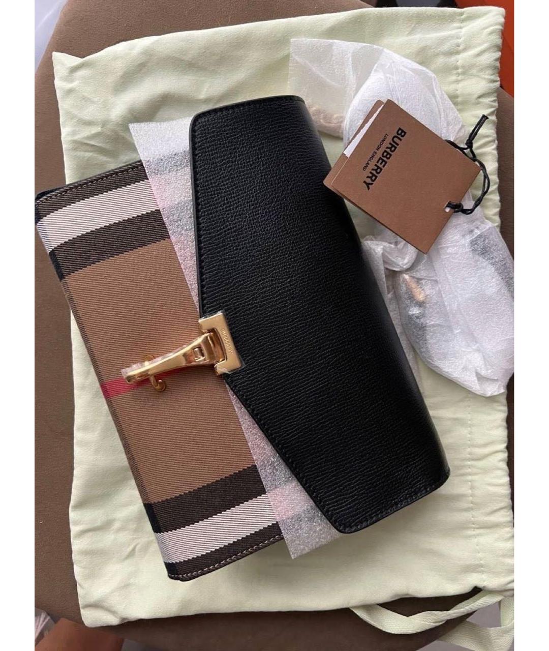 BURBERRY Бежевая кожаная сумка через плечо, фото 7