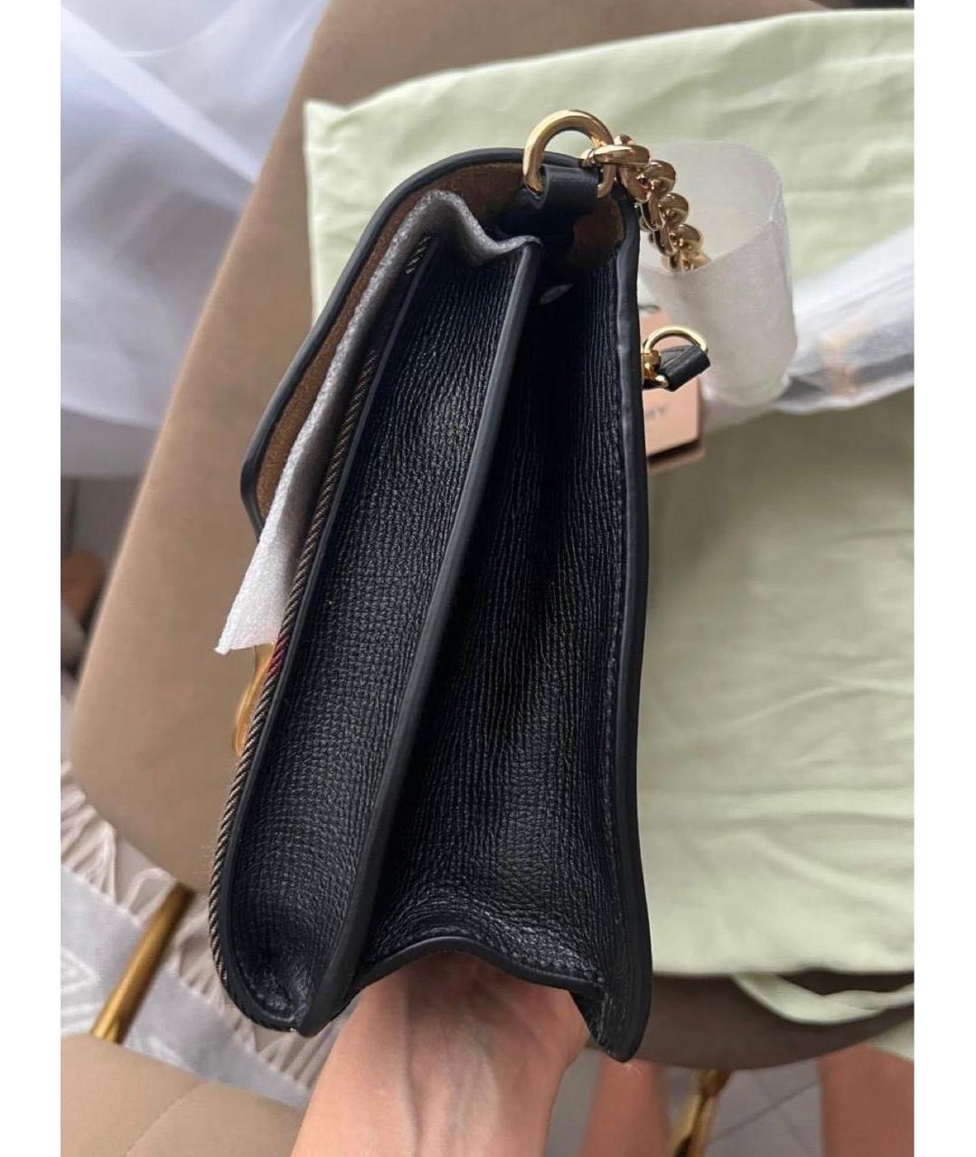 BURBERRY Бежевая кожаная сумка через плечо, фото 6