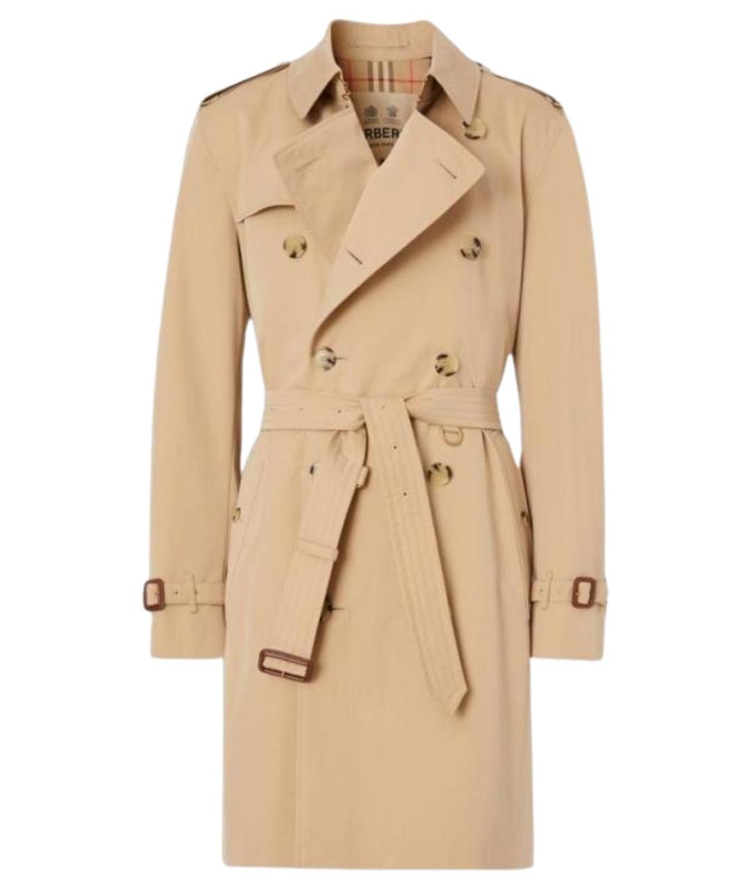BURBERRY Бежевый тренч / плащ, фото 1