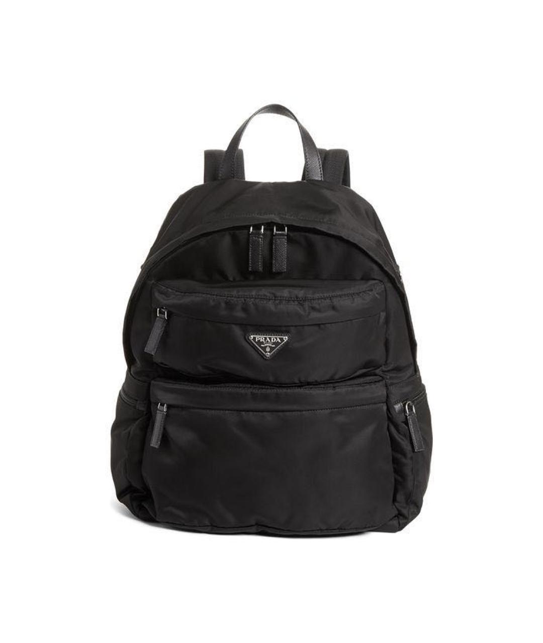 PRADA Черный тканевый рюкзак, фото 7