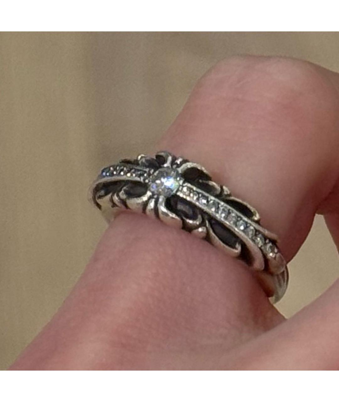 CHROME HEARTS Серебряное серебряное кольцо, фото 5
