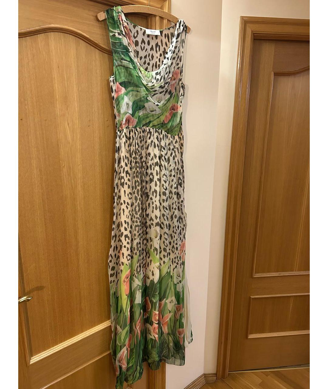 BLUGIRL Мульти шелковое платье, фото 8