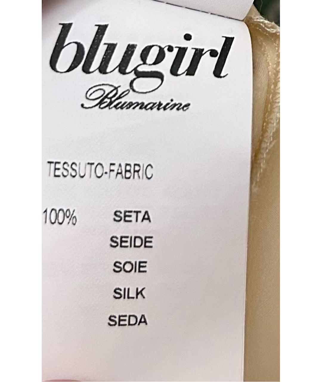 BLUGIRL Мульти шелковое платье, фото 7