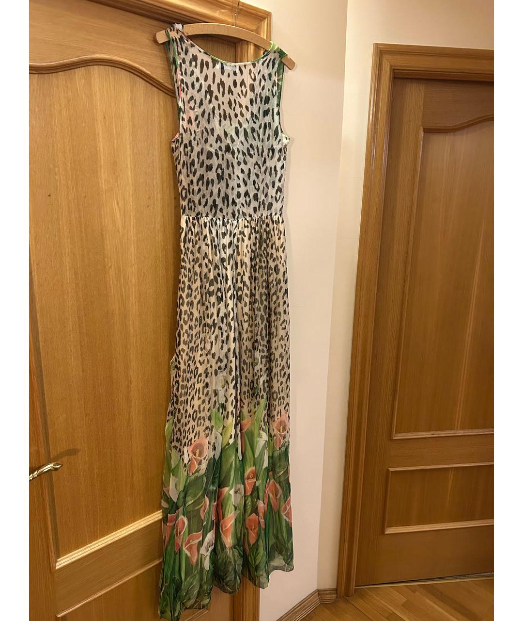 BLUGIRL Мульти шелковое платье, фото 2