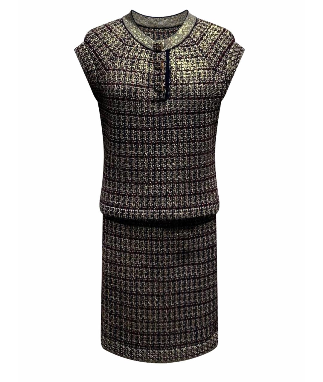 CHANEL Кашемировый костюм с юбками, фото 1