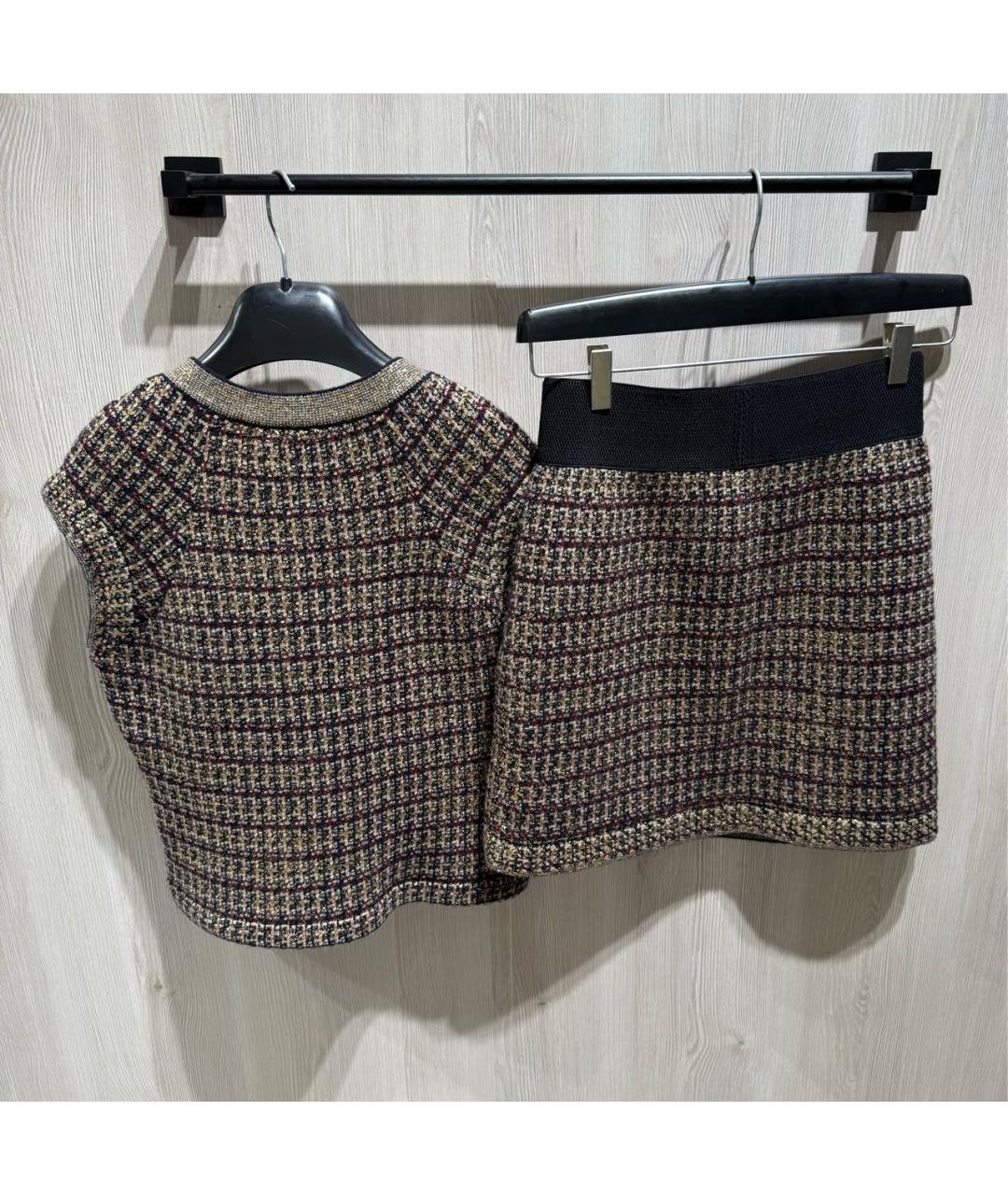 CHANEL Кашемировый костюм с юбками, фото 4