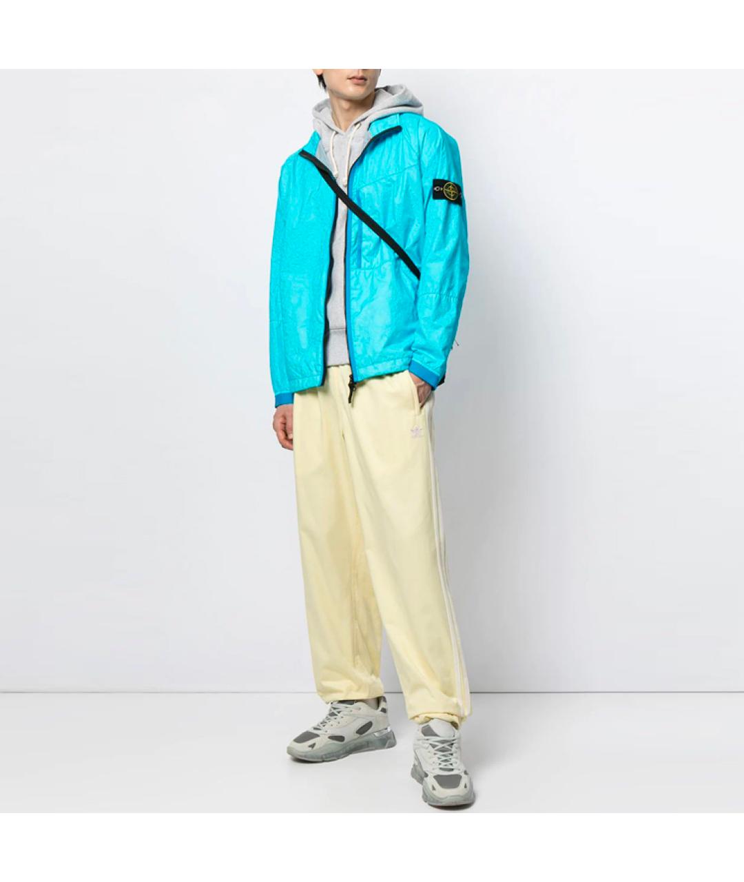 STONE ISLAND Голубая куртка, фото 2