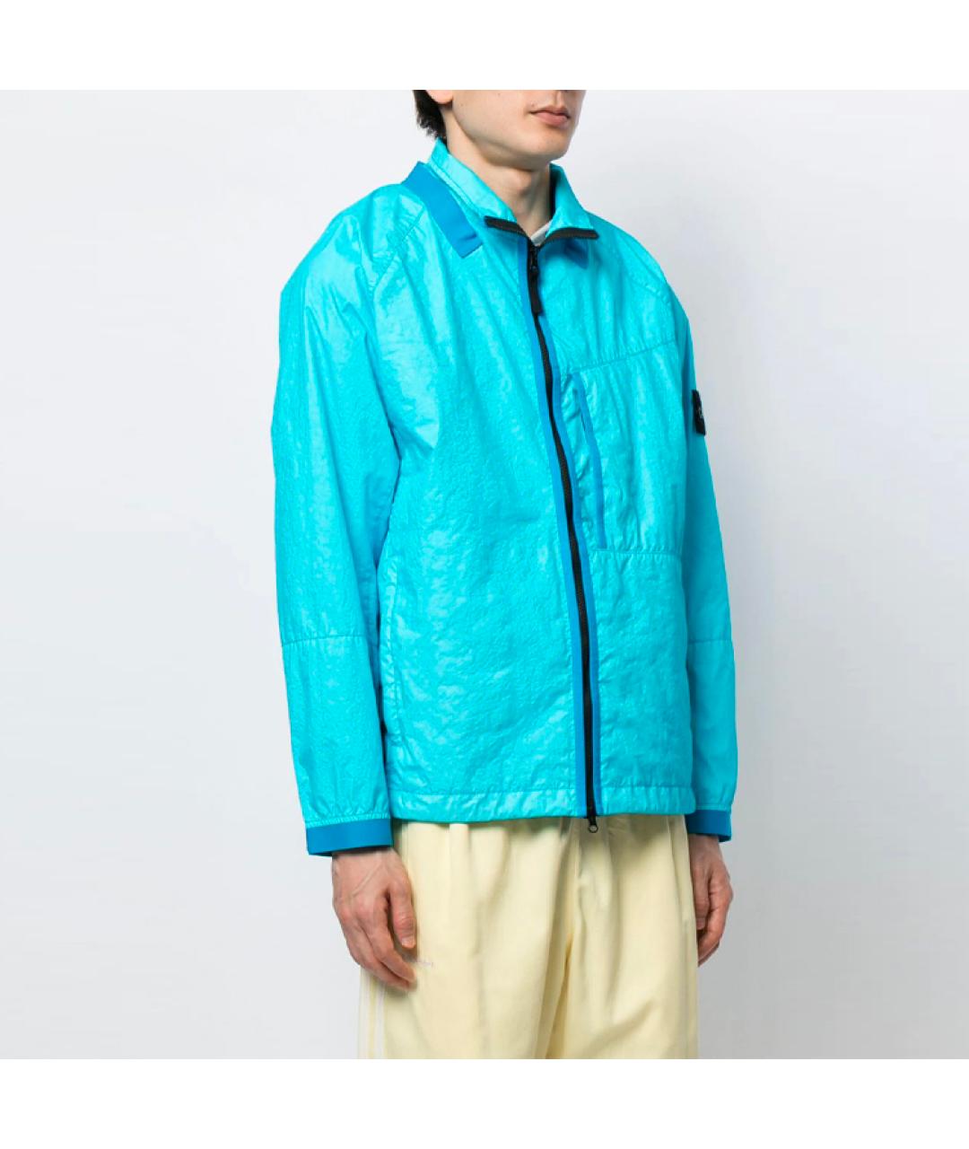 STONE ISLAND Голубая куртка, фото 4